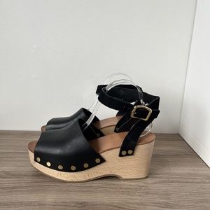 Celine Black and Tan Sandals